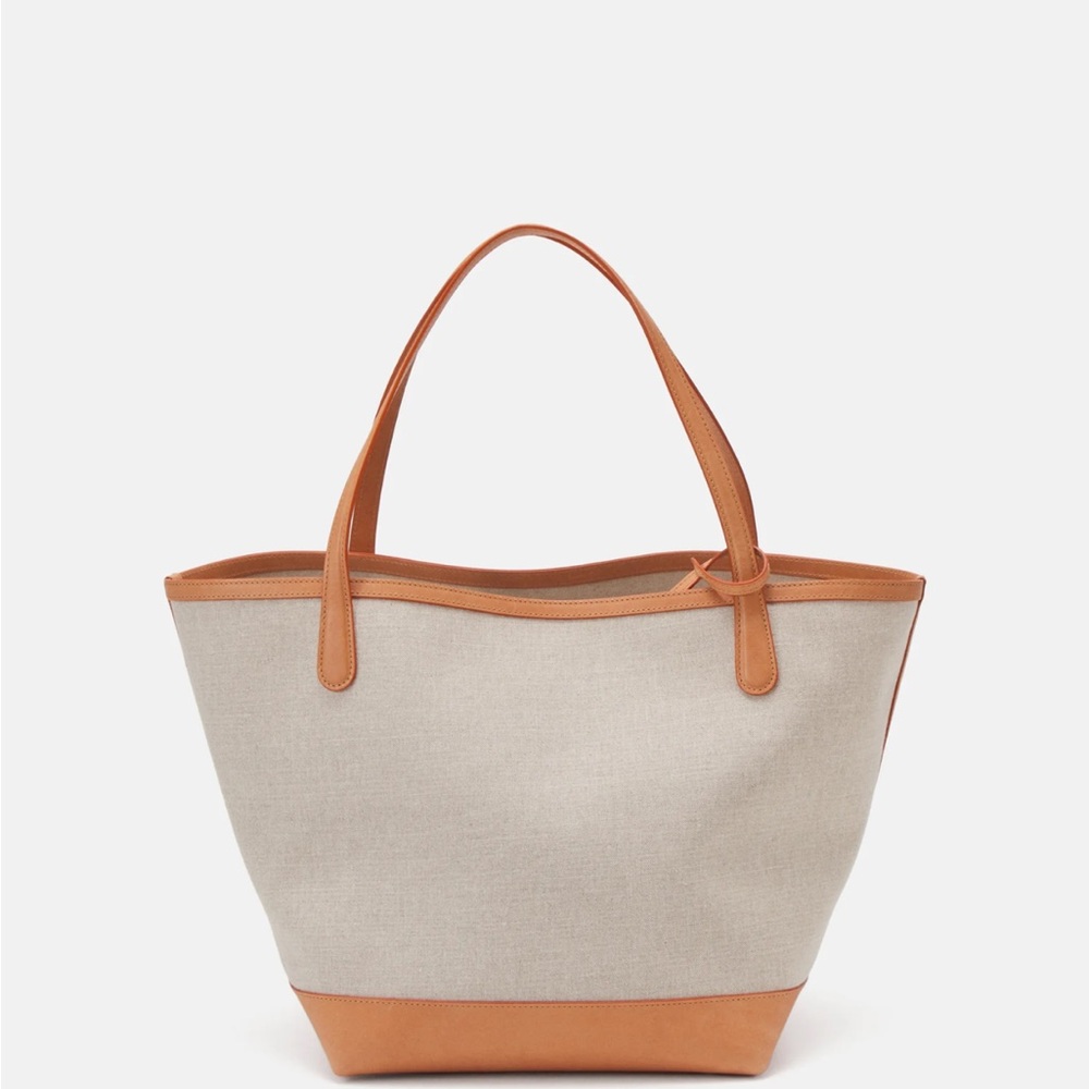 Mansur Gavriel Everyday Soft Tote Bag Linen & Leather